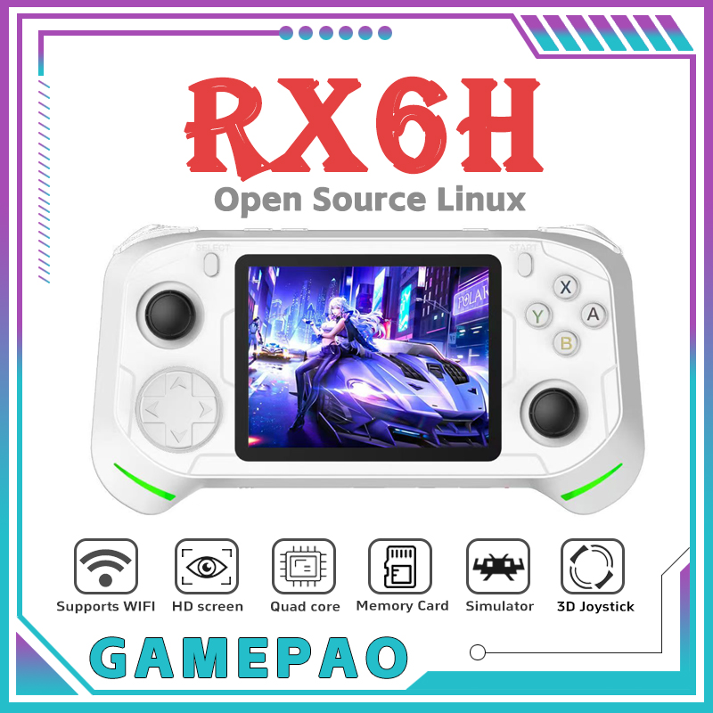 Gaming Console Android - وحدة تحكم ألعاب فيديو محمولة RX6H