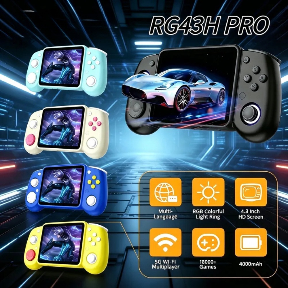 Gaming Console Retro - جهاز ألعاب محمول ريترو RG43H Pro