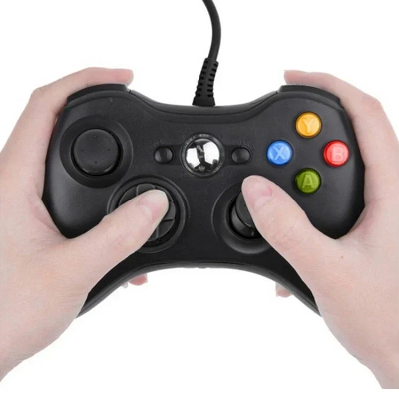 Gaming Console Xbox 360 - وحدة تحكم سلكية كابل USB لوحات