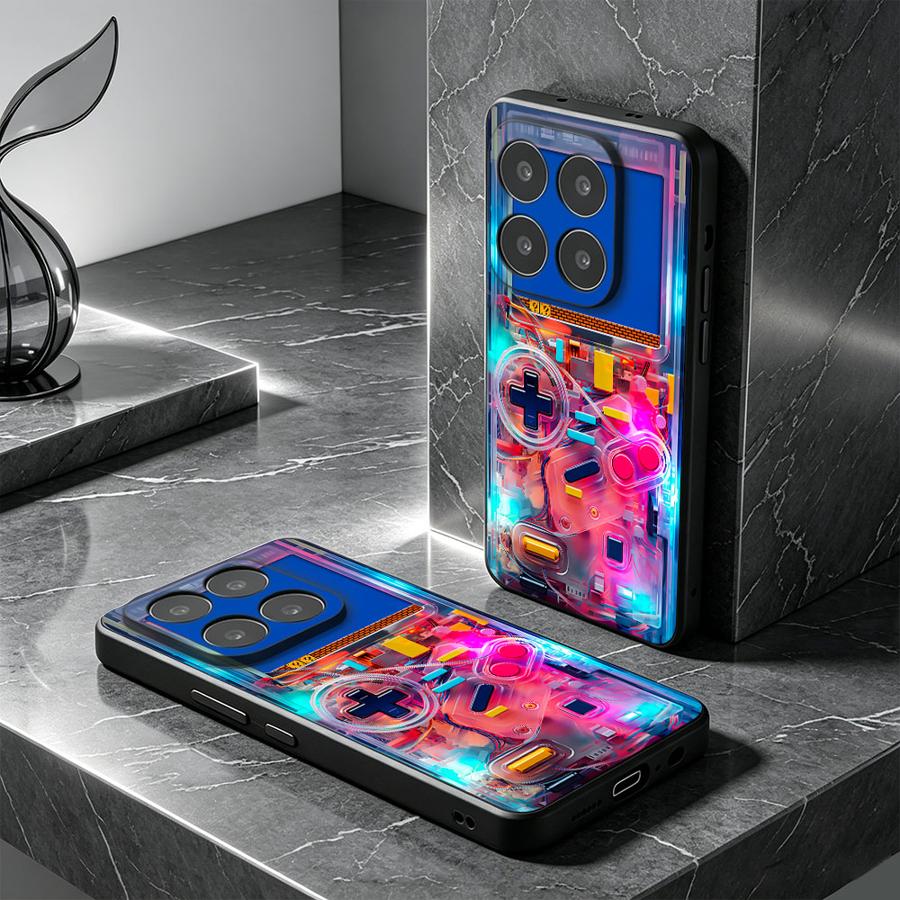 Gaming Console X7 - غطاء هاتف ملون بتصميم وحدة تحكم