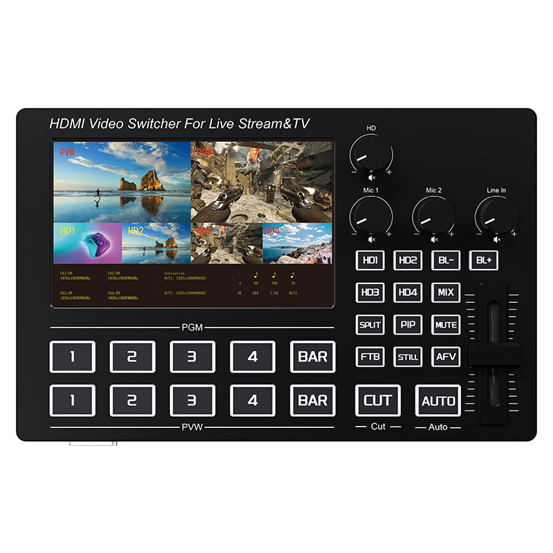 Gaming Console All In One - جهاز مزج فيديو مباشر بـ 4