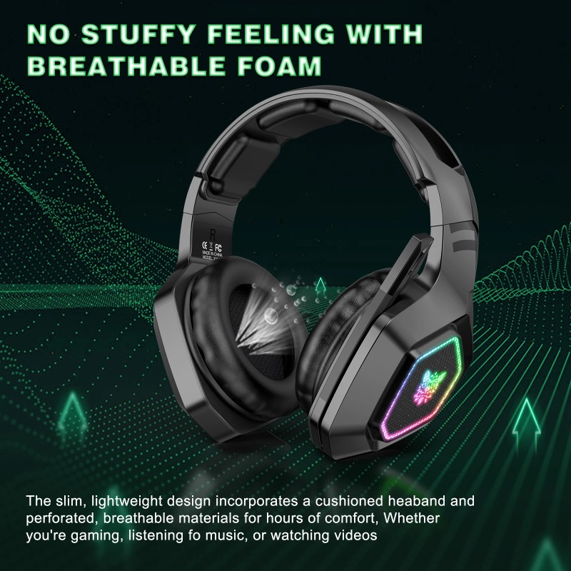 سماعة ألعاب لاسلكية ONIKUMA B1 - مراجعة Gaming Console Amazon وسعره
