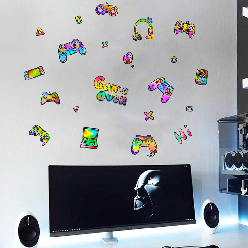 ملصقات حائط من الفينيل لوحدة ا - مراجعة Gaming Console Game Zone وسعره
