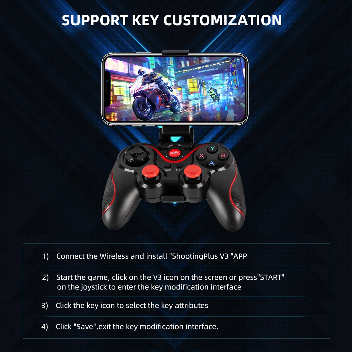 GAMINJA سماعة لاسلكية تعمل بال - مراجعة Gaming Console For Smart Tv وسعره