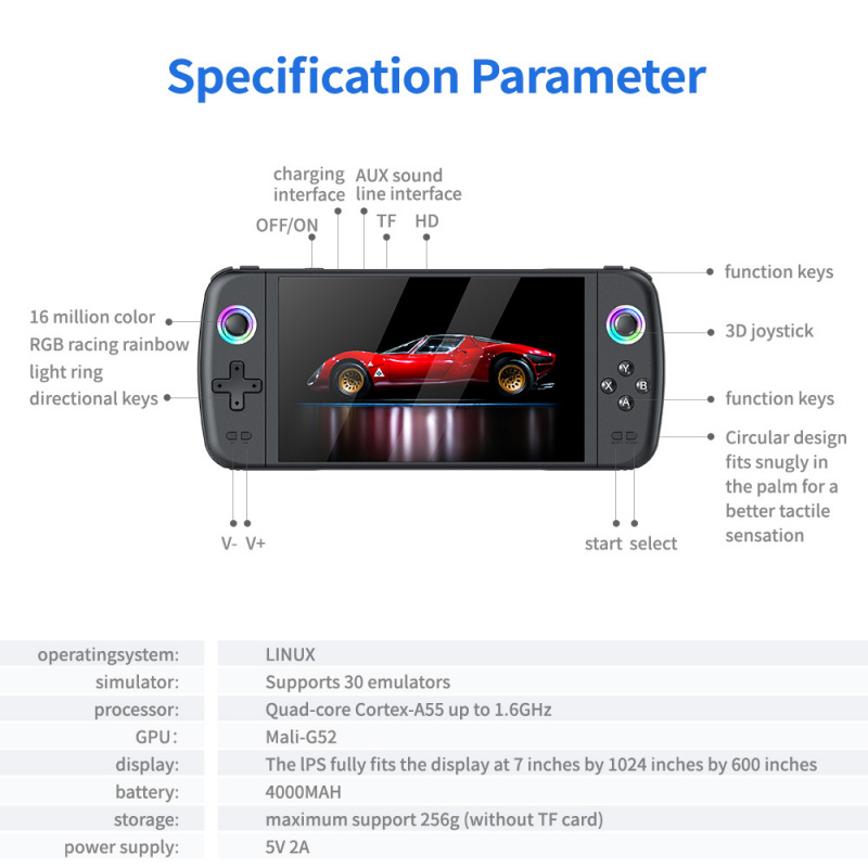جهاز ألعاب محمول جديد M27 بشاش - مراجعة Gaming Console Android وسعره