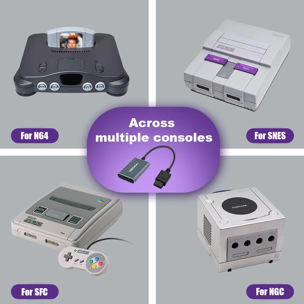 محول فيديو Bitfunx 720P Svideo - مراجعة Gaming Console All In One وسعره