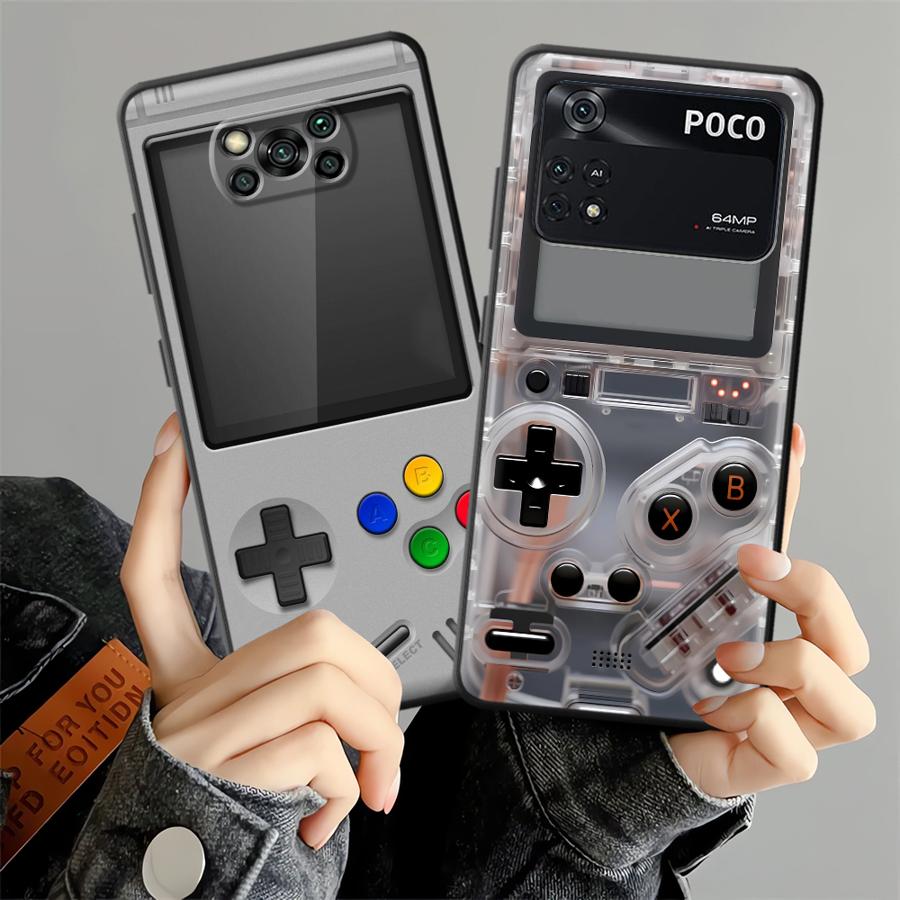 غطاء هاتف أرجواني بتصميم وحدة  - مراجعة Gaming Console X7 وسعره