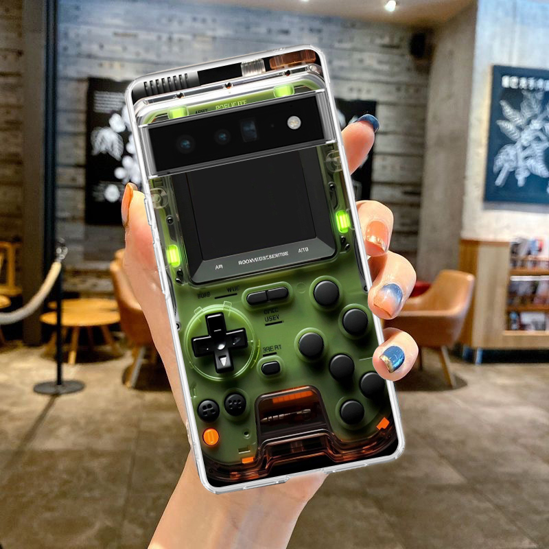 غطاء حافظة هاتف لهاتف Google P - مراجعة Gaming Console Cartoon وسعره