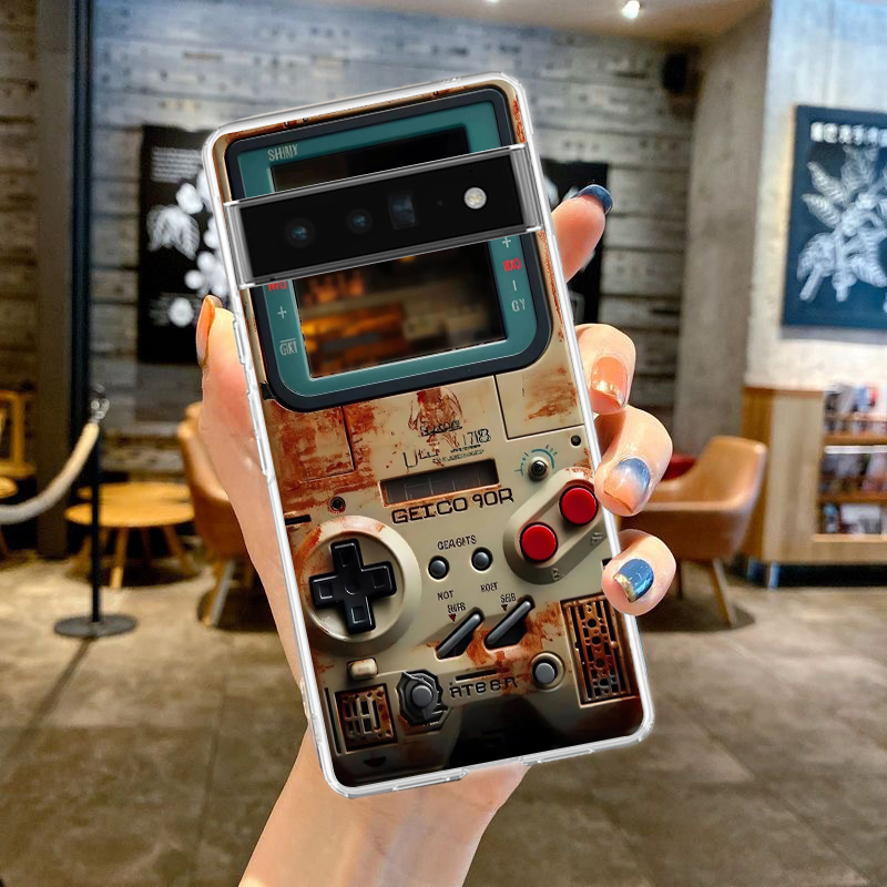 غطاء حافظة هاتف لهاتف Google P - مراجعة Gaming Console Cartoon وسعره