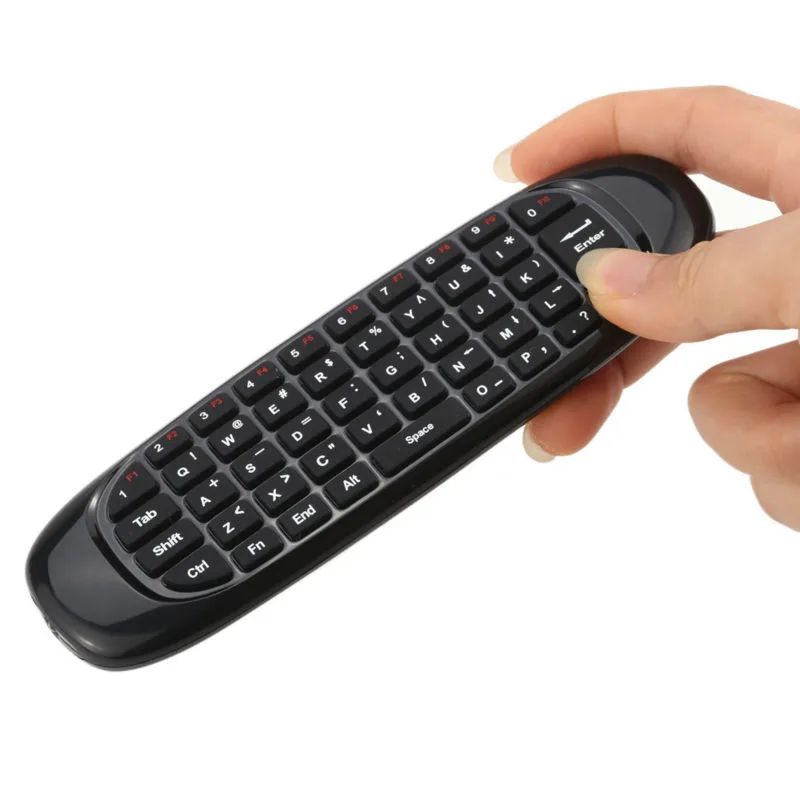 C120 Fly Air Mouse لوحة مفاتيح - مراجعة Gaming Console For Smart Tv وسعره