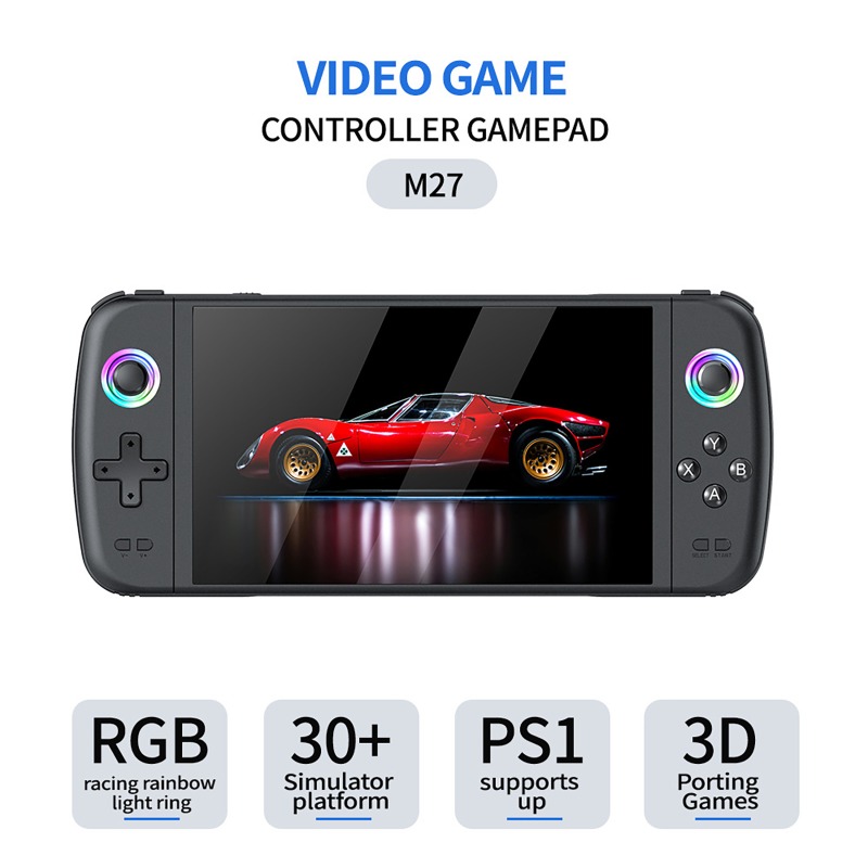 M27 المحمولة جيب ريترو وحدة تح - مراجعة Gaming Console Android وسعره