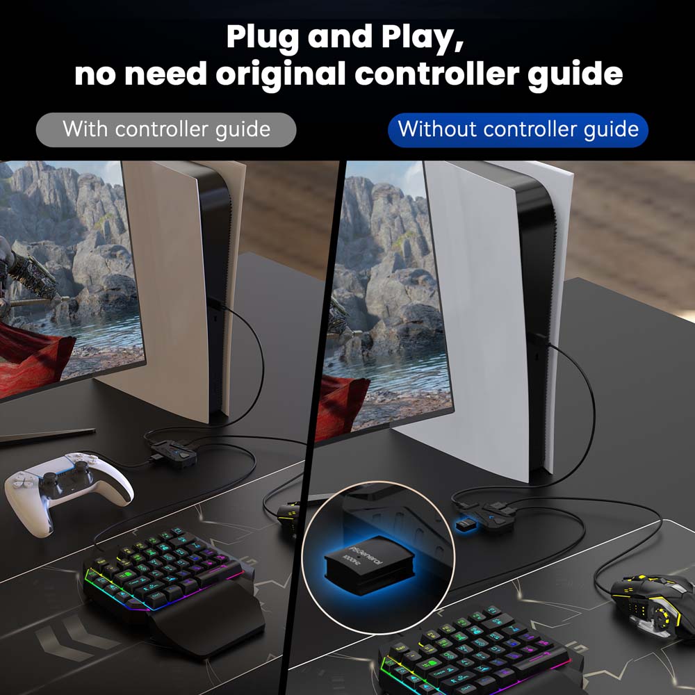محول USB نوع C للوحة مفاتيح وم - مراجعة Gaming Console Controller وسعره
