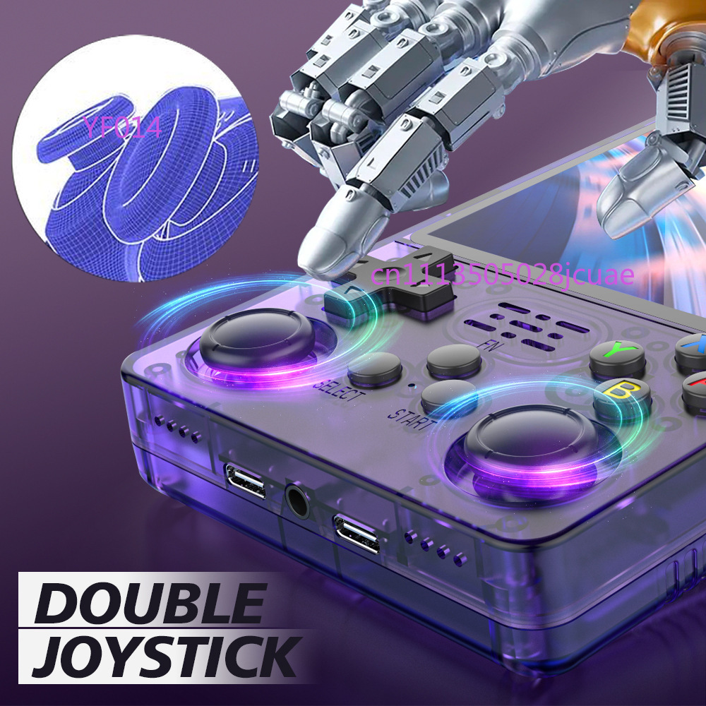 جهاز ألعاب محمول R36Plus مفتوح - مراجعة Gaming Console Handheld Retro وسعره