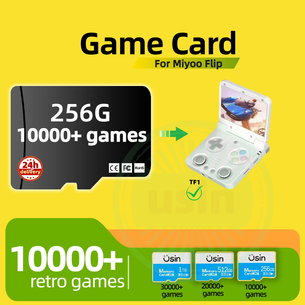 بطاقة الألعاب لـ Miyoo Flip 30 - مراجعة Gaming Console Cartoon وسعره