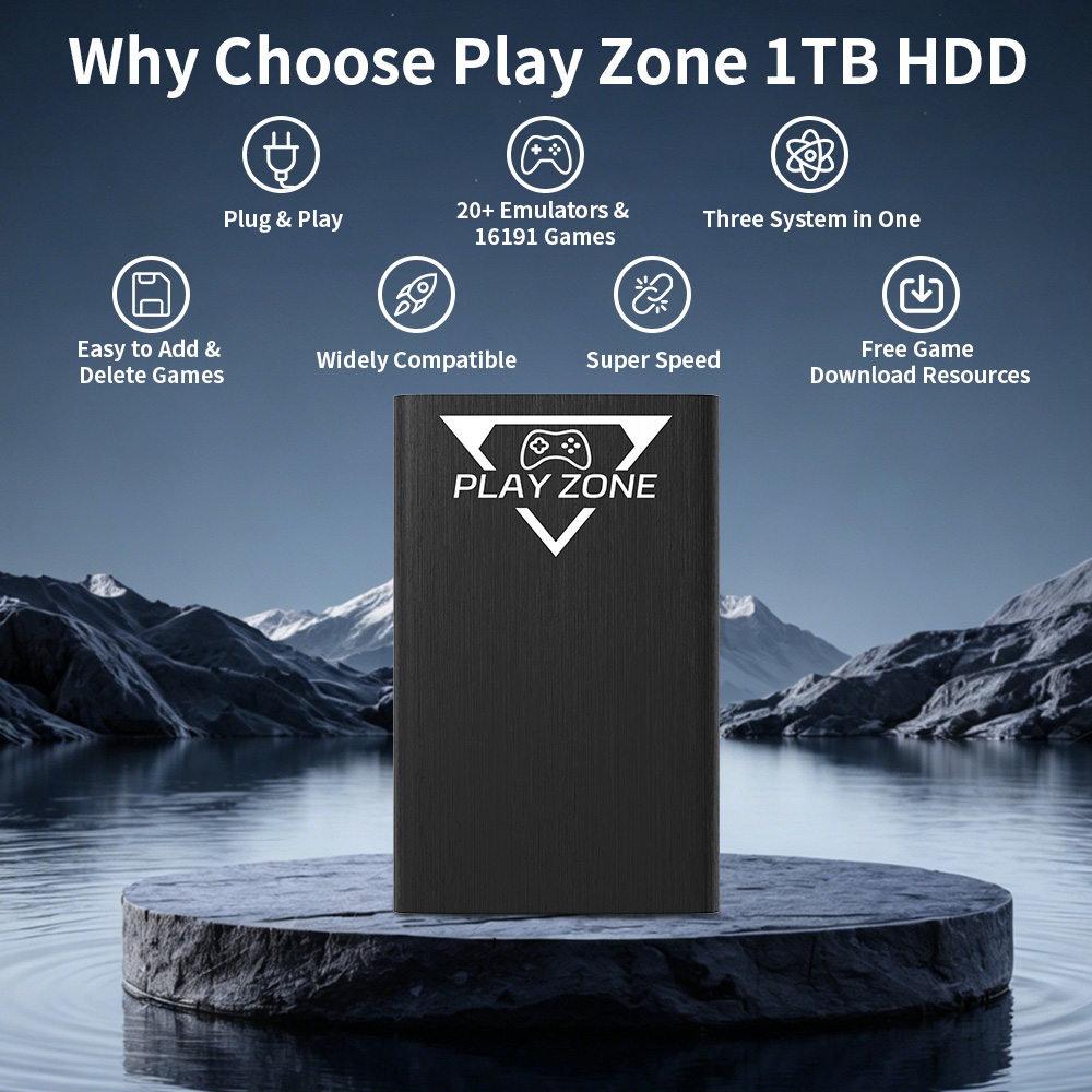 قرص صلب محمول للألعاب بسعة 1 ت - مراجعة Gaming Console Game Zone وسعره