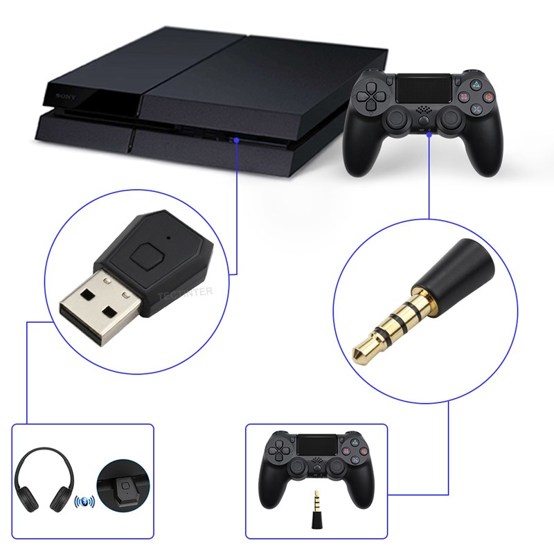 محول USB لاسلكي لوحدة تحكم PS4 - مراجعة Gaming Console Controller وسعره