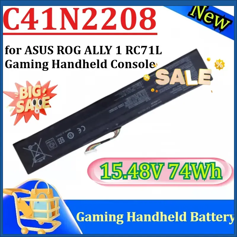 بطارية C41N2208 جديدة بسعة 15. - مراجعة Gaming Console Asus Rog وسعره