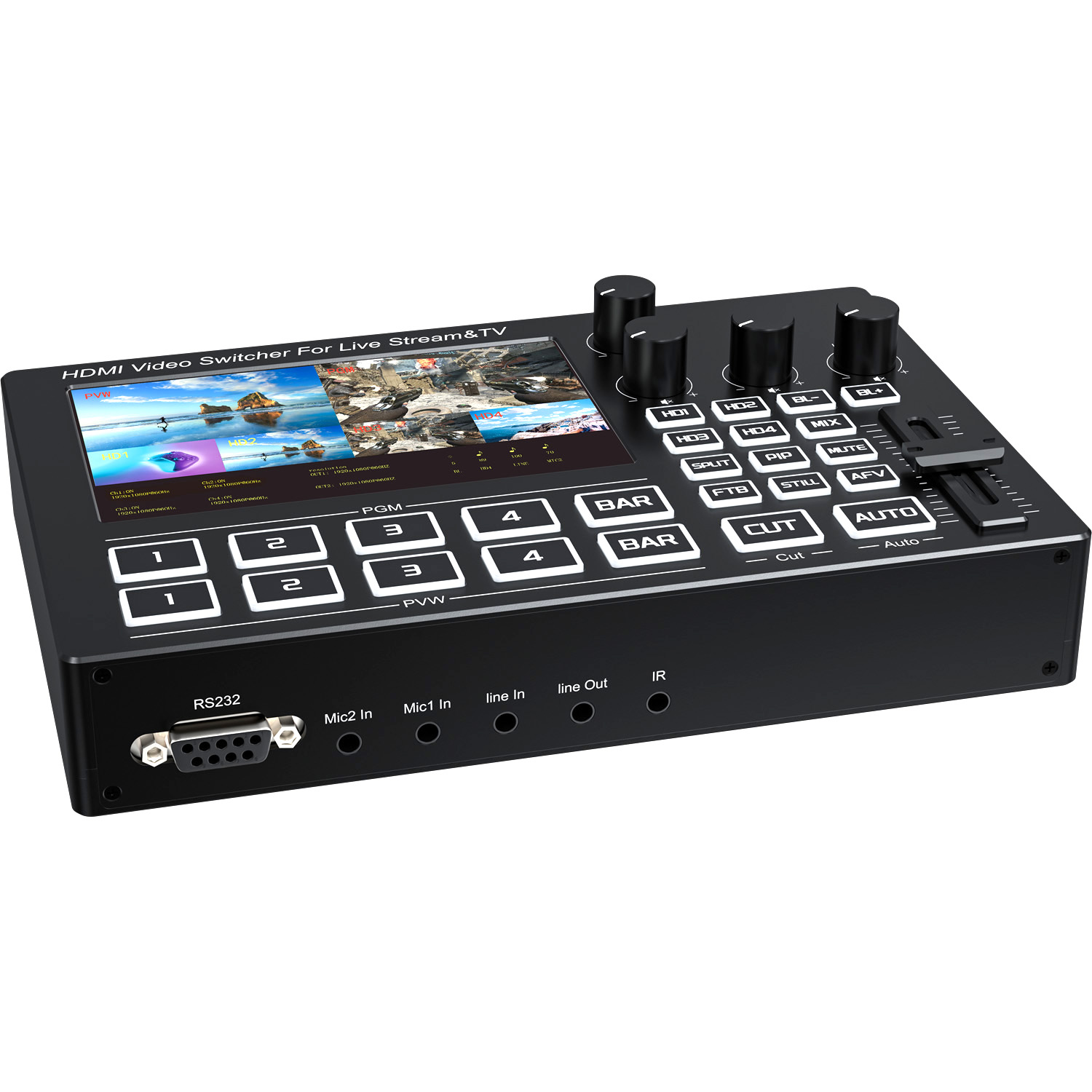 جهاز مزج فيديو مباشر بـ 4 قنوا - مراجعة Gaming Console All In One وسعره