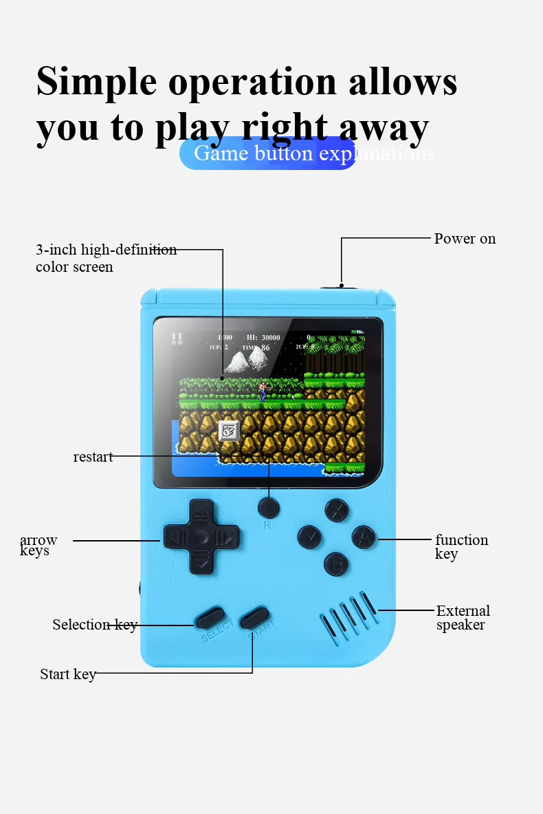 جهاز ألعاب فيديو محمول جديد بح - مراجعة Gaming Console All In One وسعره