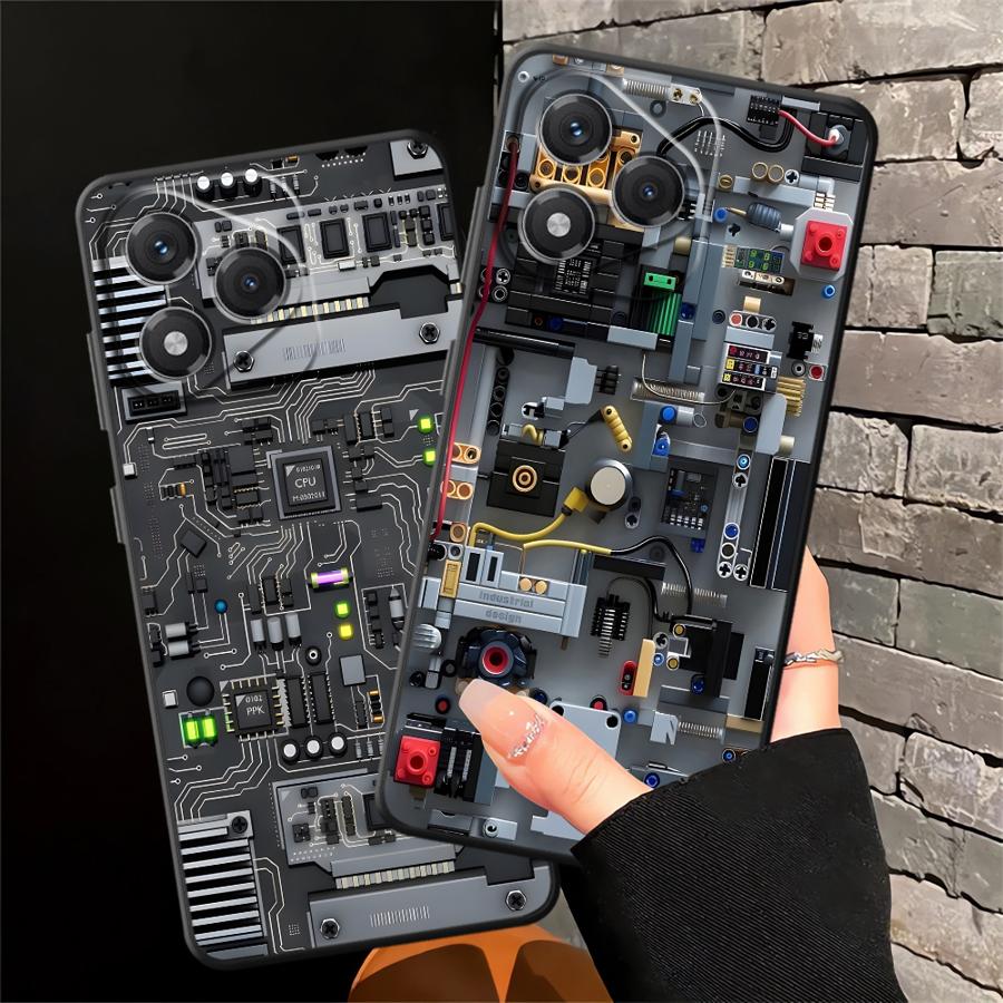 غطاء هاتف أرجواني بتصميم وحدة  - مراجعة Gaming Console X7 وسعره