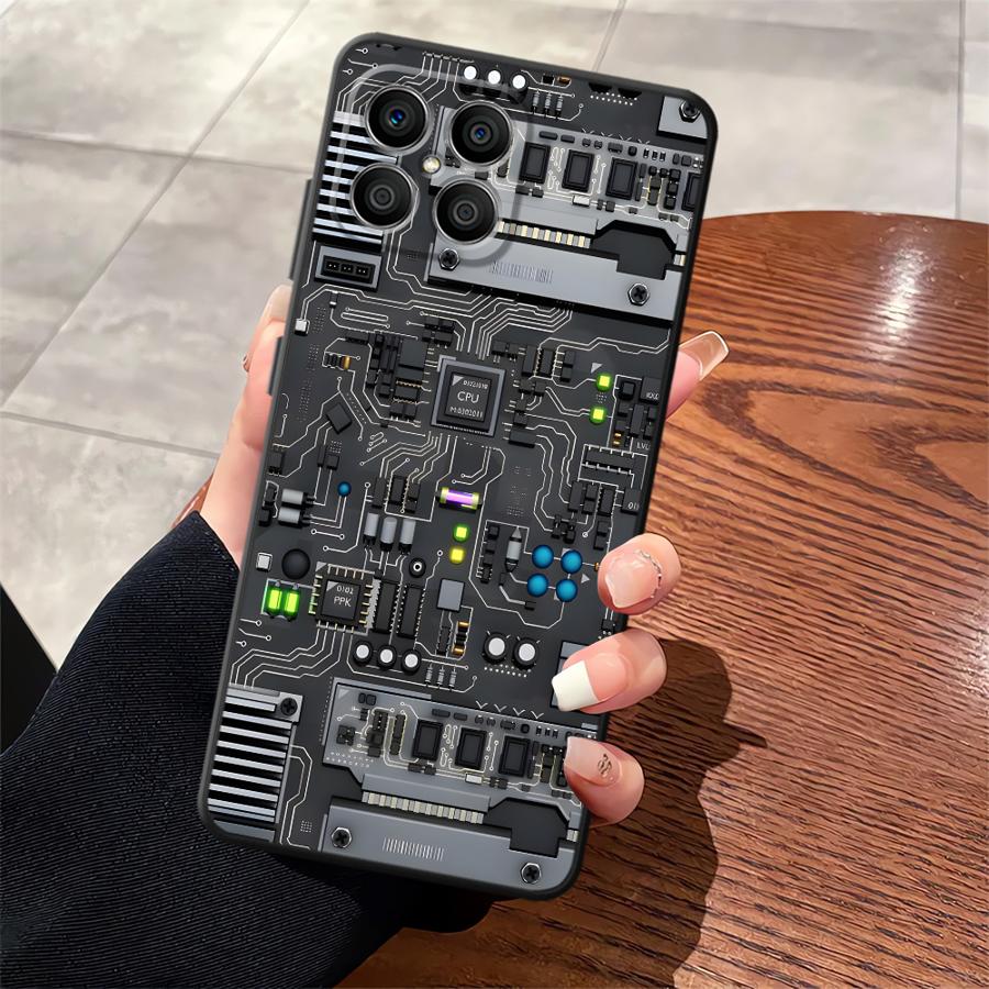 غطاء هاتف أرجواني بتصميم وحدة  - مراجعة Gaming Console X7 وسعره